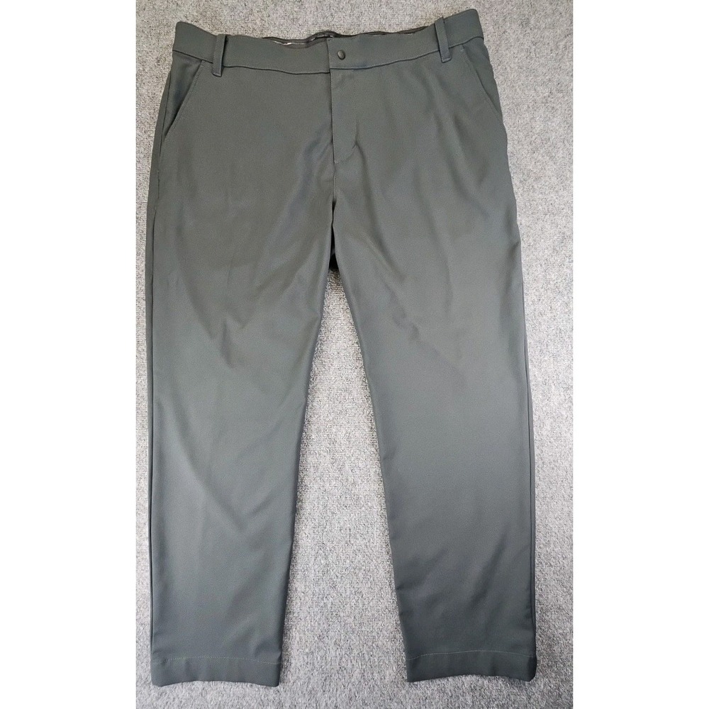 Nike Golf Pants Men 38 X 27 (Altered) Dark Gray Dri-Fit Straight Leg  1433